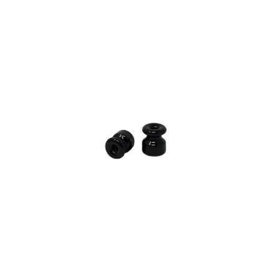 Isolatore di ceramica 16x22 nero FAI 9001/M/NE