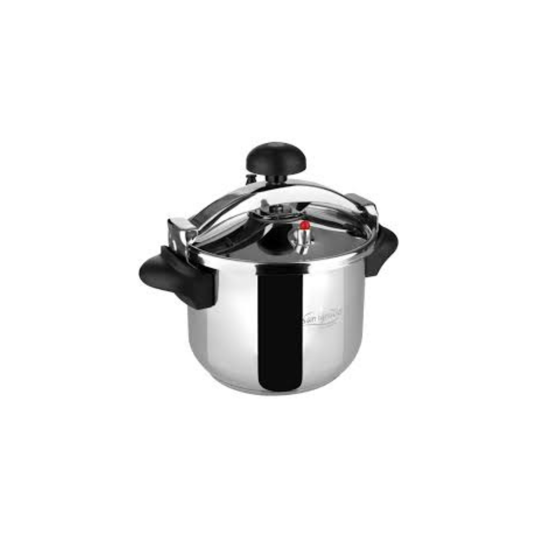 Pentola a Pressione Beper PE.800 – 6 L in Acciaio Inox con Sicurezza Multipla