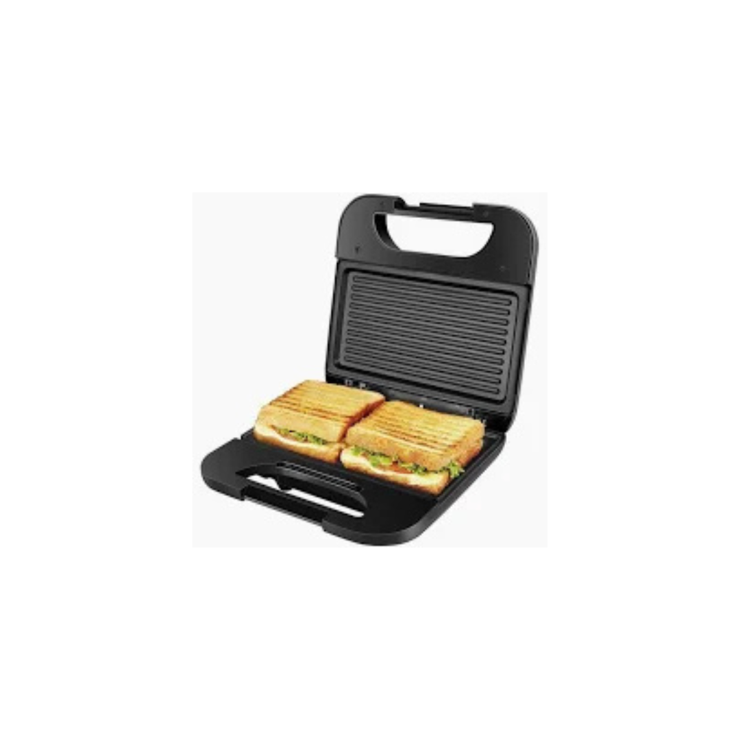 Tostiera Inox Termozeta 73838 750 W – Sandwich Maker con Piastre Antiaderenti e Termostato Automatico