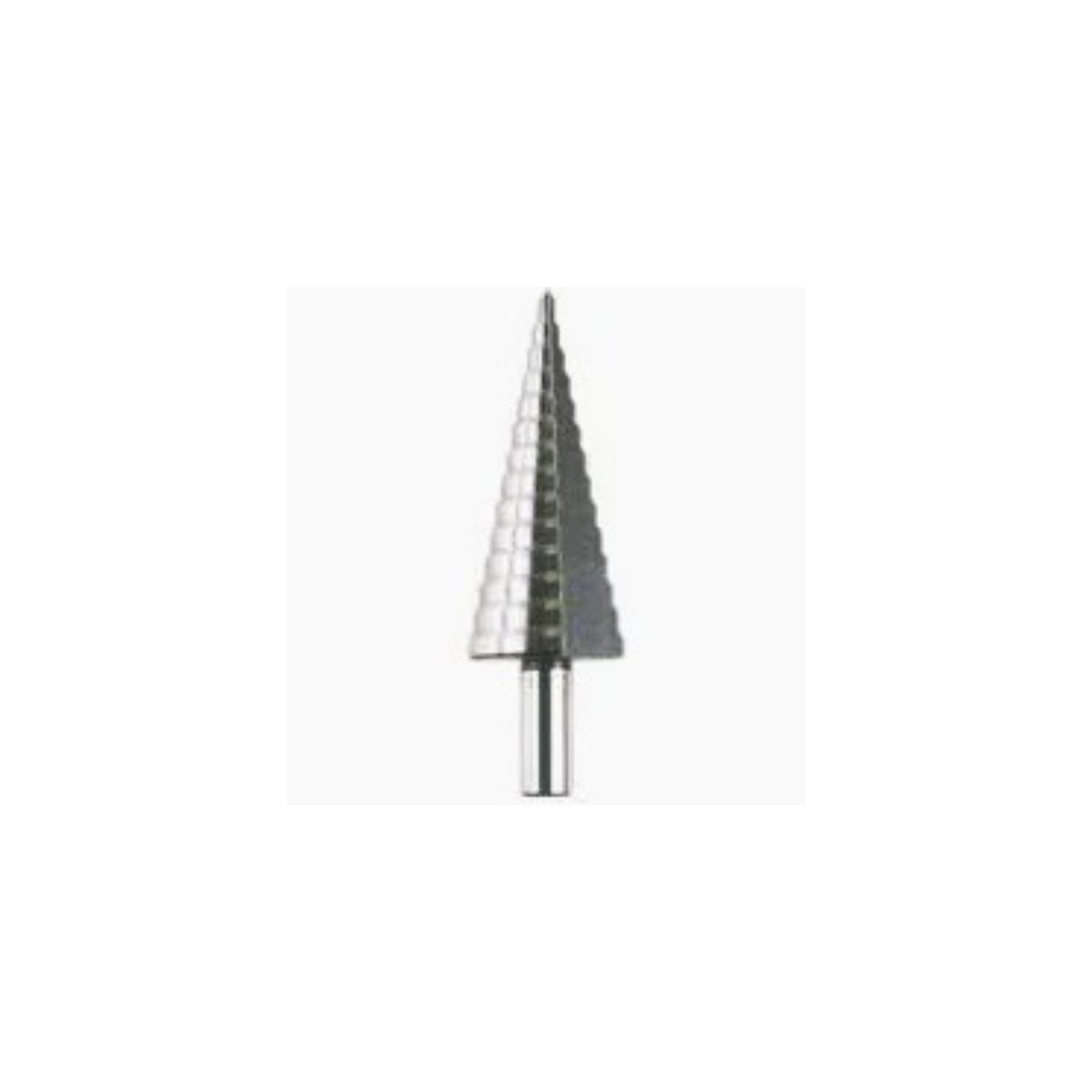 Fresa a Gradini Krino 118304 4–20 mm – Punta Conica per Metallo, Acciaio e Lamiera