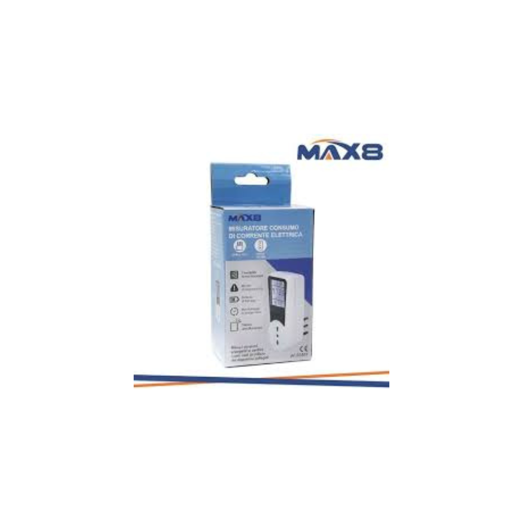 Misuratore di Consumi ECOVA 83101 – Contatore Energia Elettrica per Presa 230V