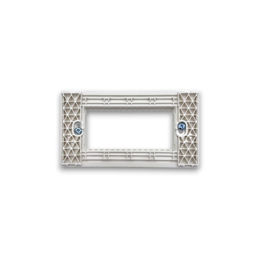 Supporto Serie ZEN Sabbia 4 Posti – Cod. Z2004S per Scatola da Incasso