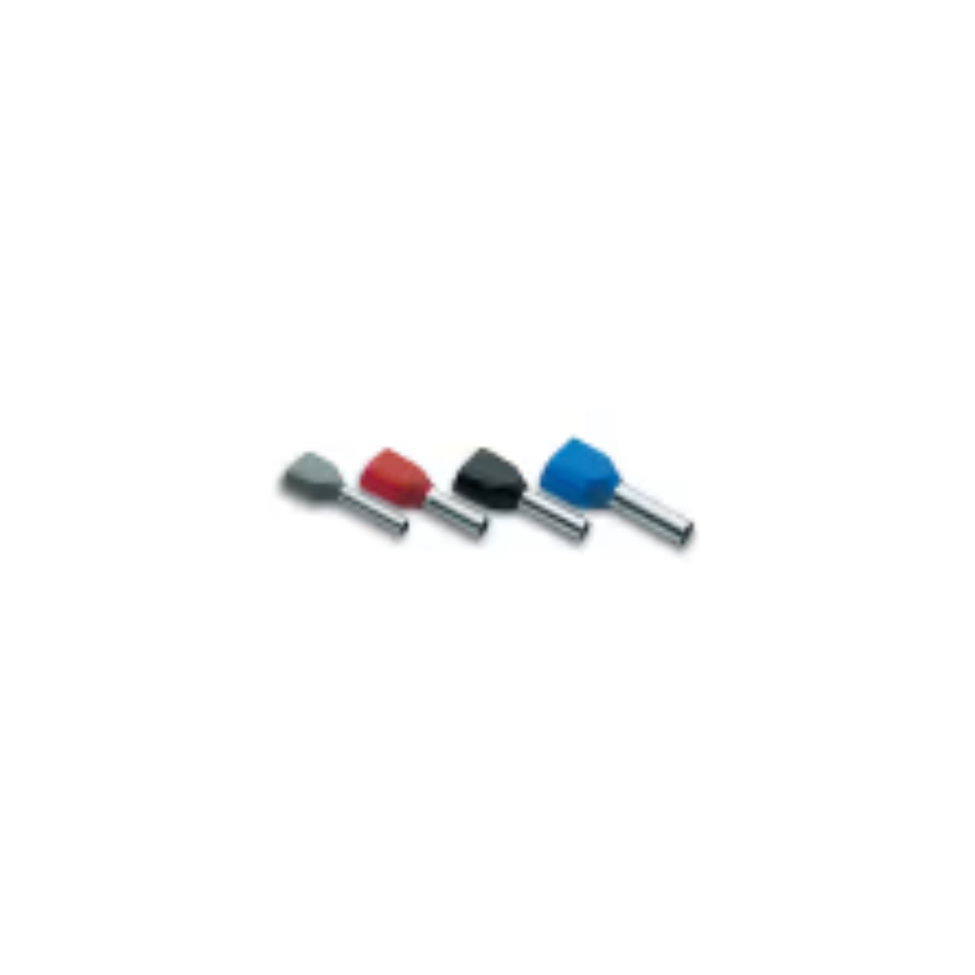 Tubetto Doppio 2x6 mm² Giallo CEMPKT614 – Puntalino Preisolato per Cavi Elettrici
