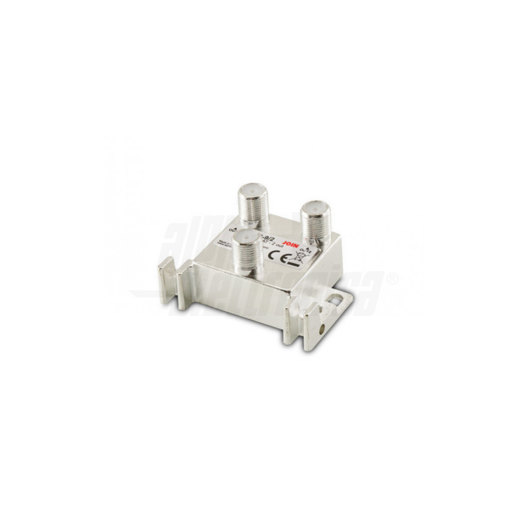 Partitore SAT Alpha Elettronica 5–2400 MHz – 2 Uscite – Modello 58/9/2