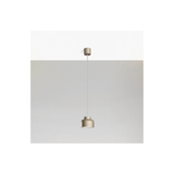 Lampada a Sospensione Bottone Sabbia 1x12W GX53 – Vivida SKU PLS002.30.SA