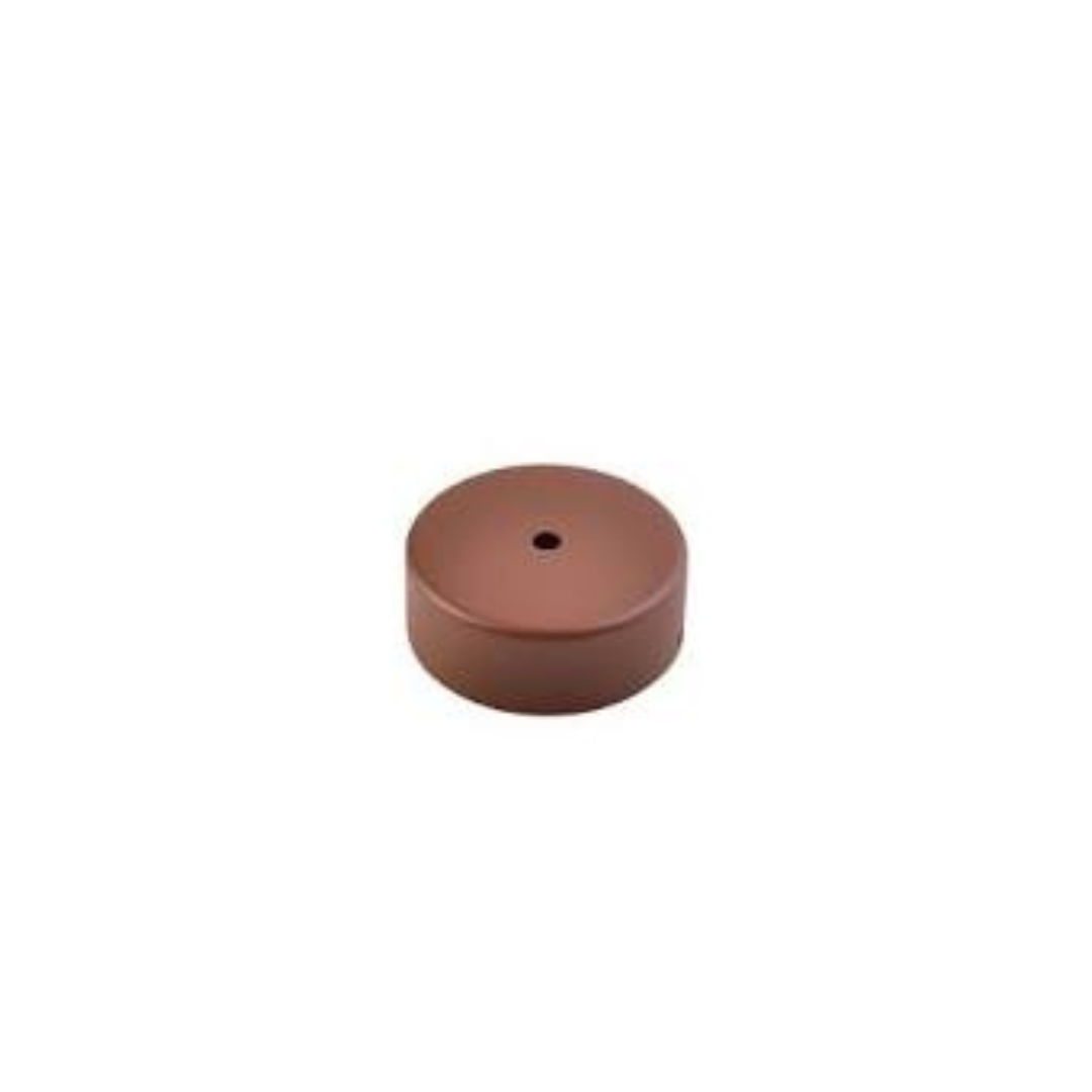 Rosone Cilindrico in Metallo Corten 1 Foro per Pendel FAI 1159/CT