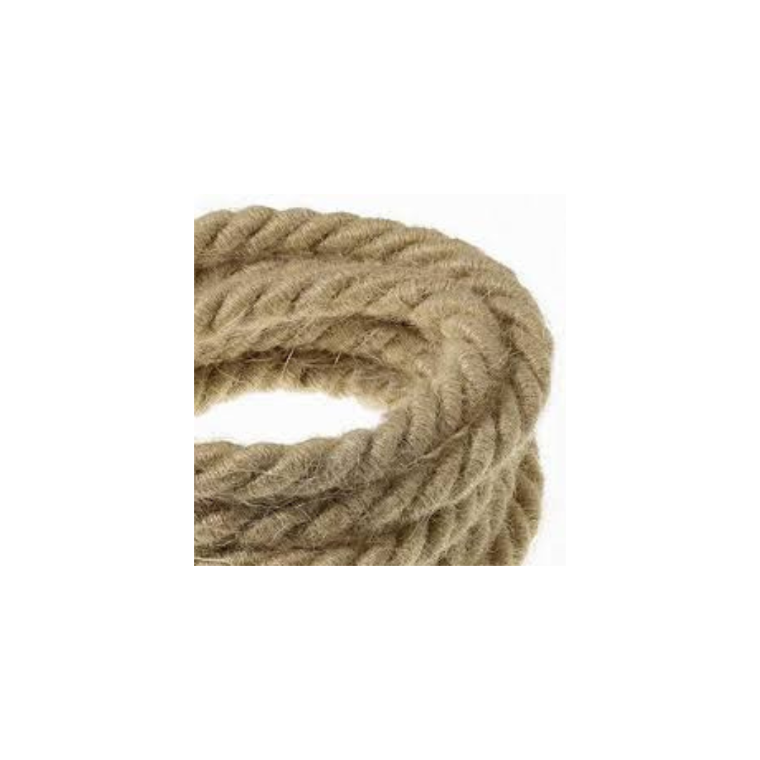 Cavo Cordone 2XL Cotone 3x0,75 | Cavo Tessile Decorativo per Illuminazione