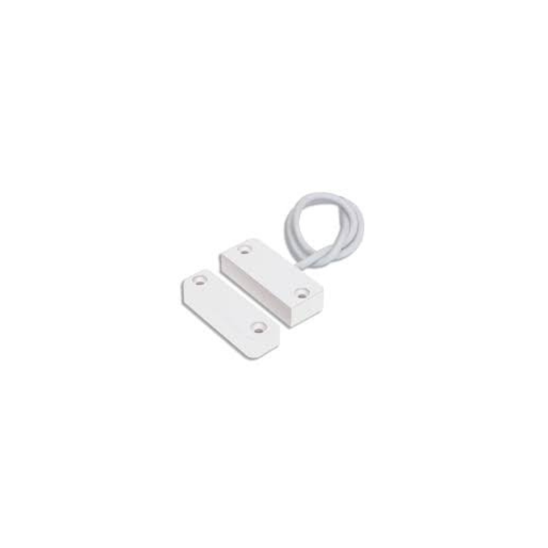 Hiltron C58 Contatto Magnetico Allarme Bianco | Sensore Magnetico per Porte e Finestre