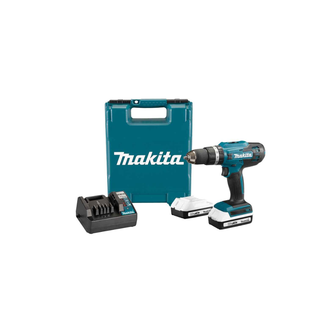 Makita HP488D006 Trapano Avvitatore a Percussione 18V | Kit Professionale