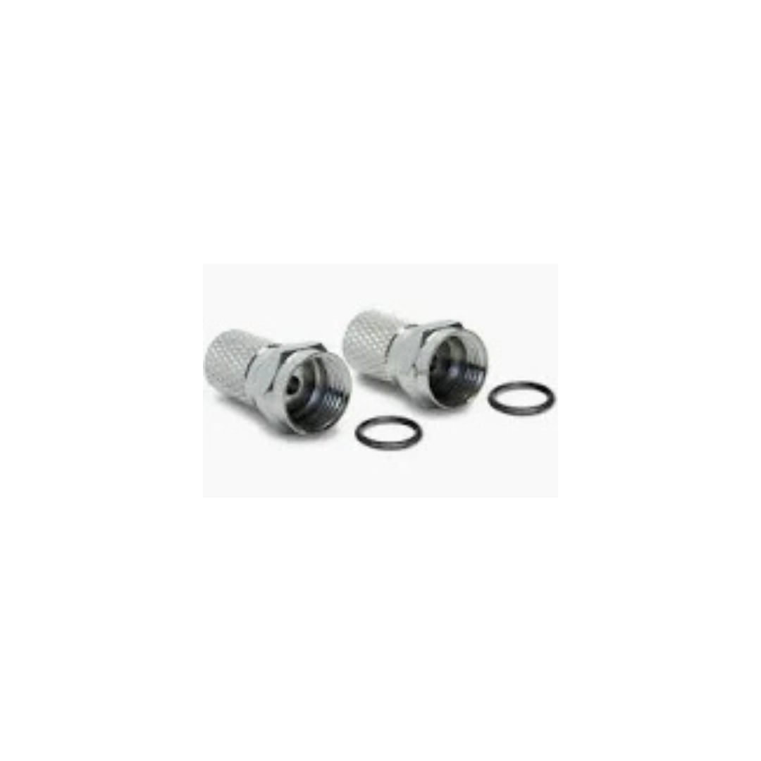 Metronic Spina F per Cavo TV 5 mm con O-Ring | Connettore Coassiale SAT