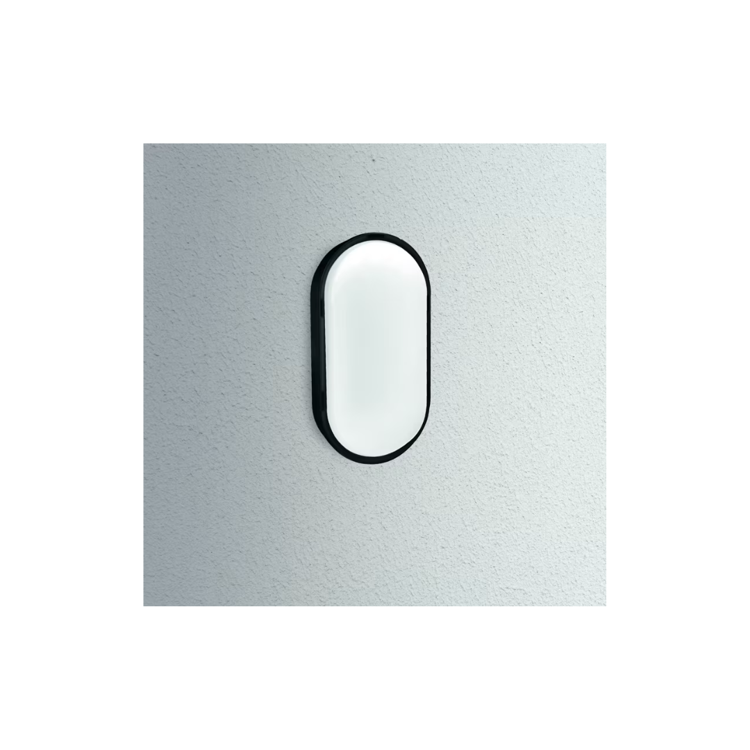 Century SIMPLY OVAL NERA 16W 4000K Plafoniera LED IP65 1280 Lm SMON-162240