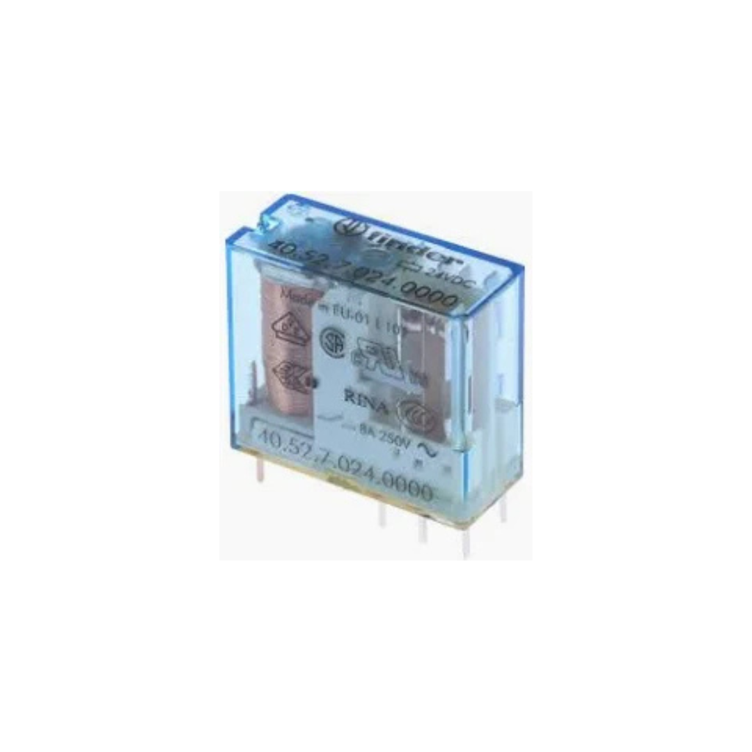 Mini Relè Finder 40.52 24V DC 2 Contatti in Scambio 8A | FIN405290240000