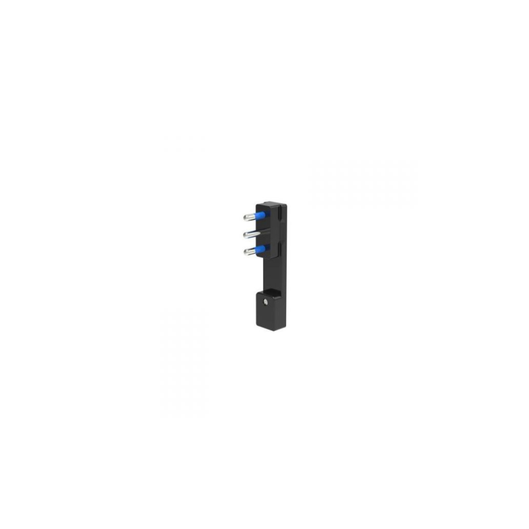Spina Ultrapiatta ECOVA 33367 16A 2P+T 250V Nera Salvaspazio
