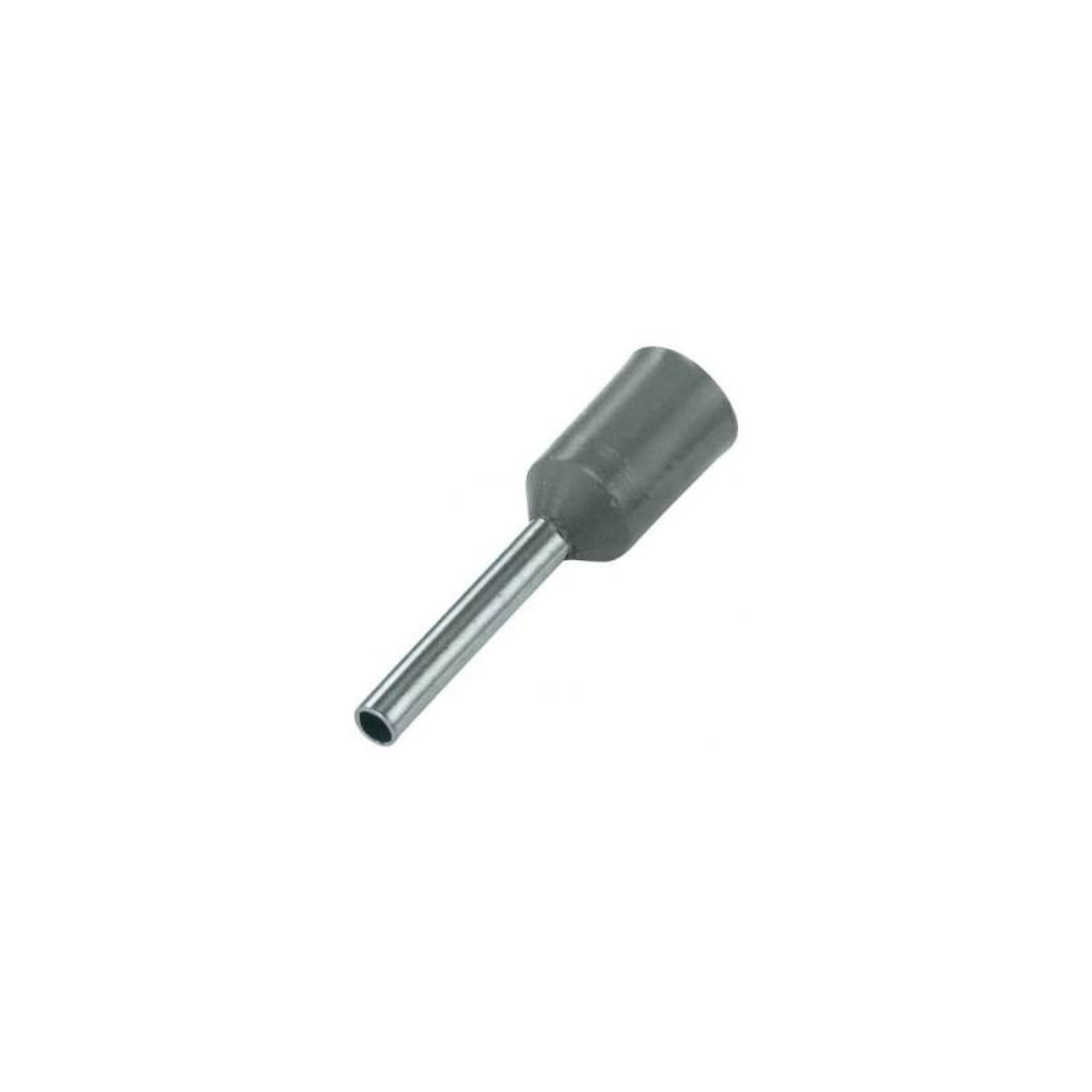 Tubetto Terminale Cembre PKC410 Preisolato 4 mm² Grigio PA6 - Confezione 200 Pezzi