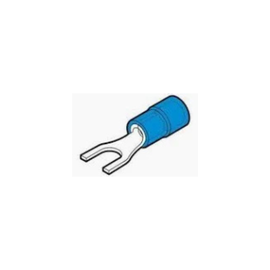 Capocorda a Forchetta Cembre BF-U4 Blu M4 Preisolato 1,5-2,5 mm² - Confezione 100 Pezzi