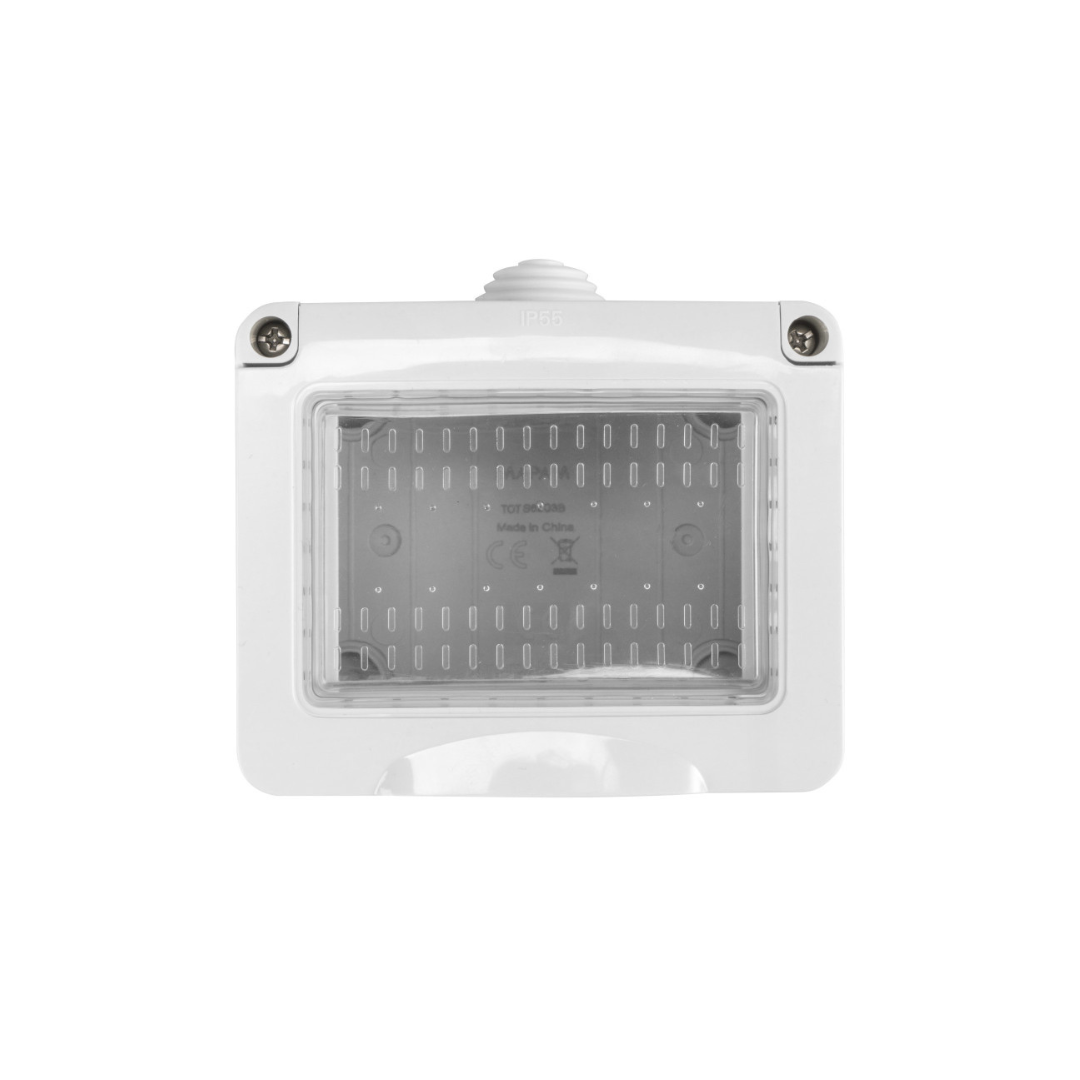 MAPAM JOY-A5203BI Idrobox IP55 3 Moduli Bianco Compatibile BTicino Matix