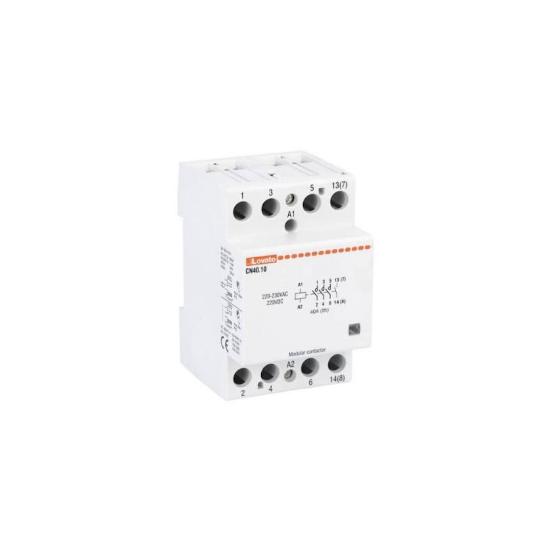 Contattore Lovato 40A 3 Poli 220/230V AC – Contattore Modulare