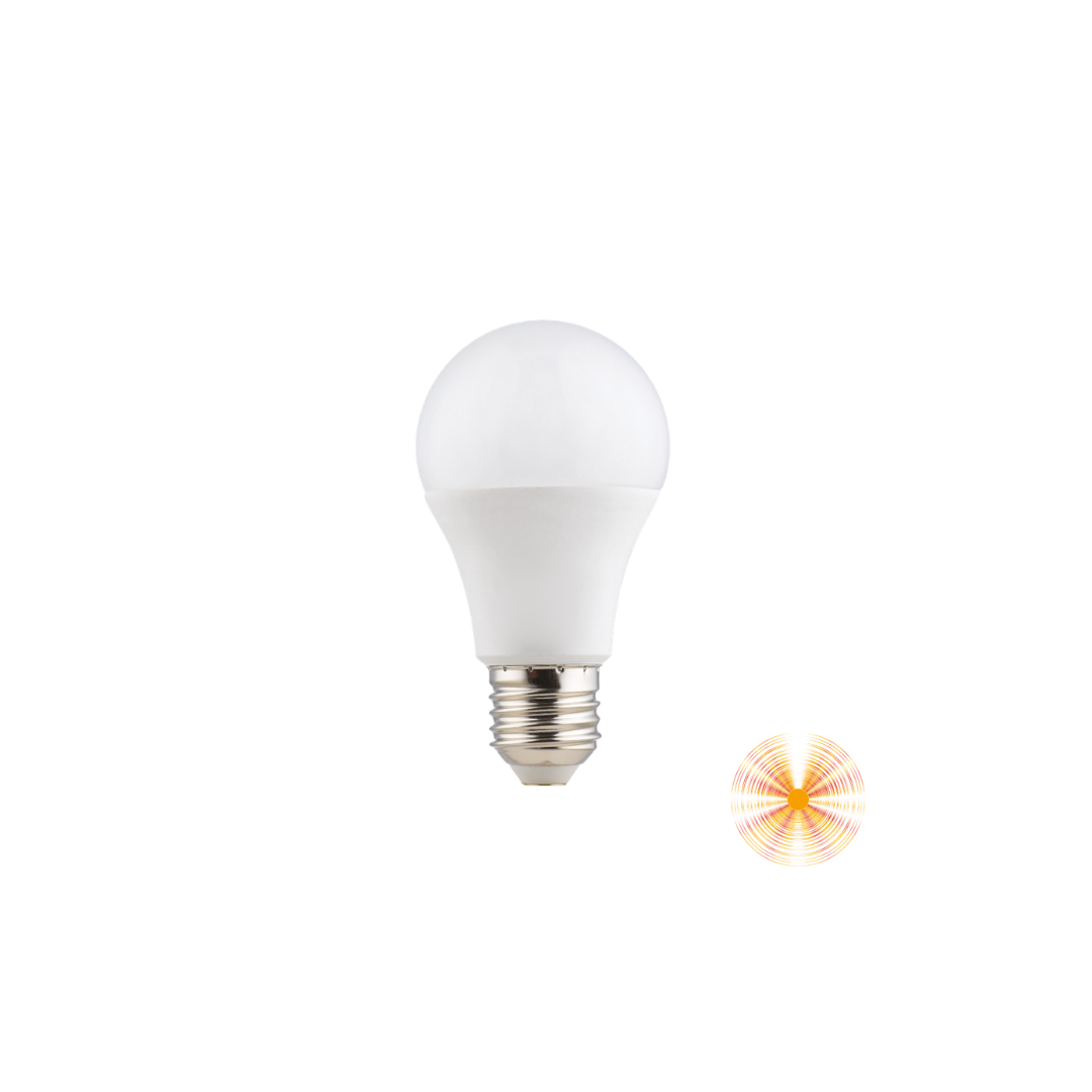 Lampadina LED Crepuscolare A60 E27 7W 3000K LED20018.3S Vivida