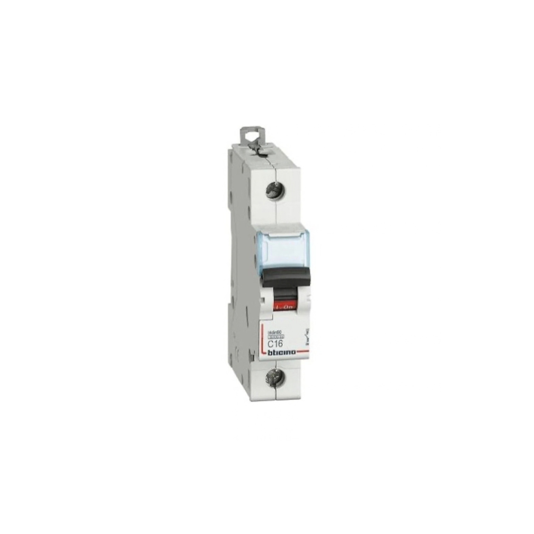 BTicino BTDIN60 Magnetotermico 1 Polo Curva C 16A 6kA – FN81C16 2 pezzi disponibili
