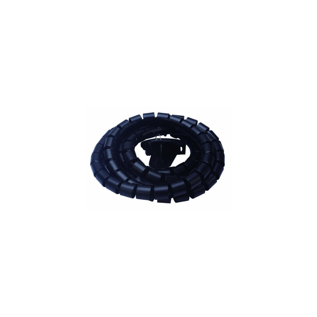 Guaina Raccoglicavo Spiralata Nera Ø 25 mm Lunghezza 1,8 m – MAX8 83392