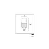 Lampadina LED Speciale PLOSE E27 40W 4000K Luce Naturale Lumen 5700 – Century PSE-402740-E27