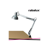 Lampada da Scrivania ARNO con Morsetto Argento H 70 cm E27 Max 60W – Rabalux 4216