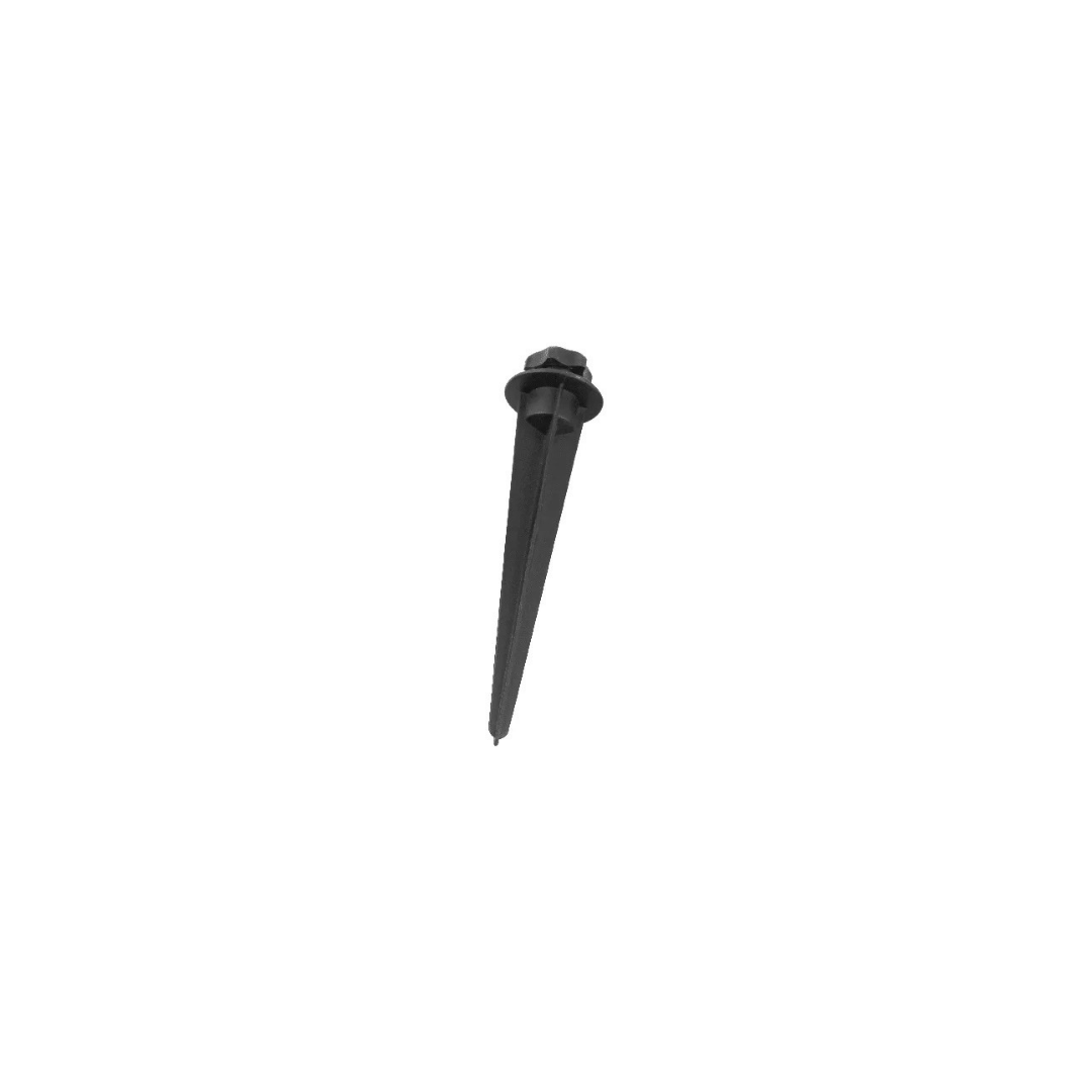 Picchetto Universale da Giardino 17 cm Nero per Fari LED Flood Light