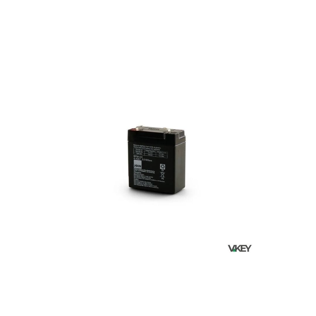 Batteria al Piombo AGM 4V 3Ah Alpha Elettronica – Batteria Ricaricabile