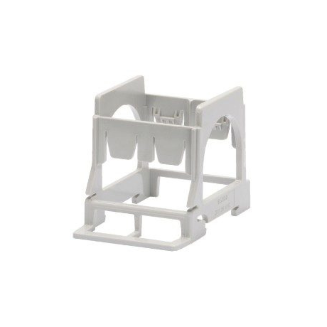 SUPPORTO PER MONTAGGIO COMPONENTI SERIE SYSTEM GUIDA DIN - 2 POSTI - 3 MODULI DIN