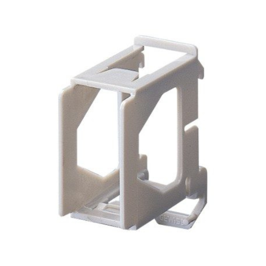 SUPPORTO PER MONTAGGIO COMPONENTI SERIE SYSTEM GUIDA DIN - 1 POSTO - 1,5MODULI DIN