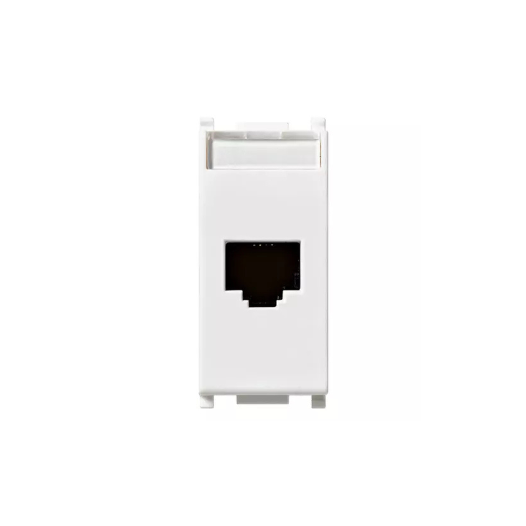 Presa RJ45 Netsafe Cat5e UTP bianco Plana 14338.8