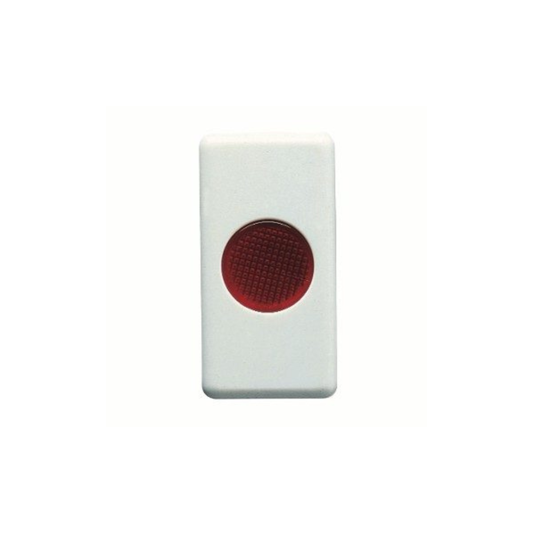 SPIA DI SEGNALAZIONE 12/24/250V - ROSSO  SYSTEM WHITE GW20603