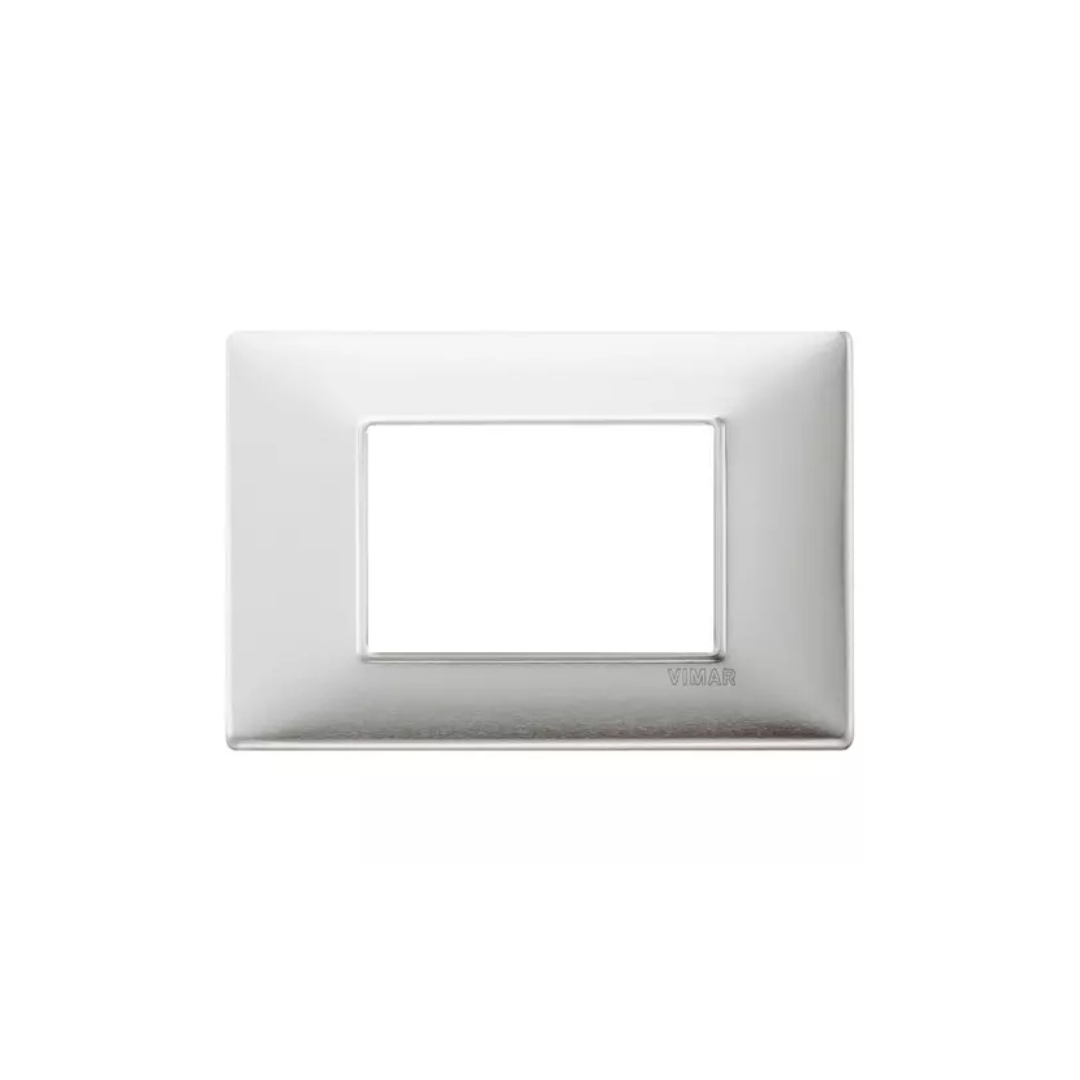 Placca 3M alluminio spazzolato Plana 14653.81