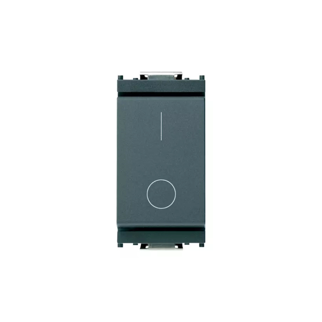 Interruttore bipolare 16AX grigio IDEA 16016