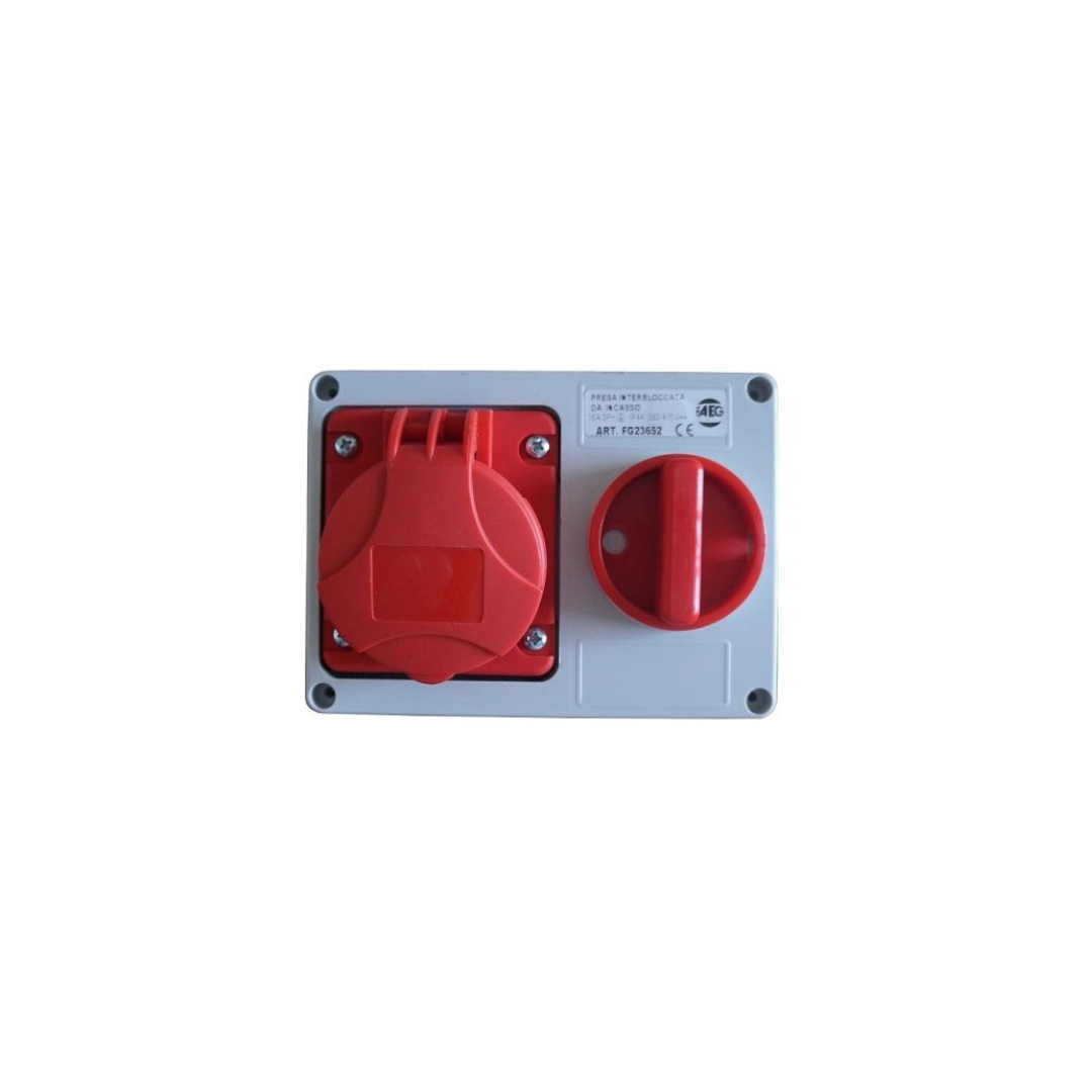 Presa Interbloccata da Incasso 3P+N+T 16A 380V IP44 - FAEG FG23653