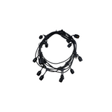 FIESTA LED FILO LUCI NERO 10m - 220-240V 230W - E27 - IP44