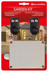 Kit ricevitore radio da esterni e 2 radio comandi. Autoapprendente 433.92hz SUPRK004
